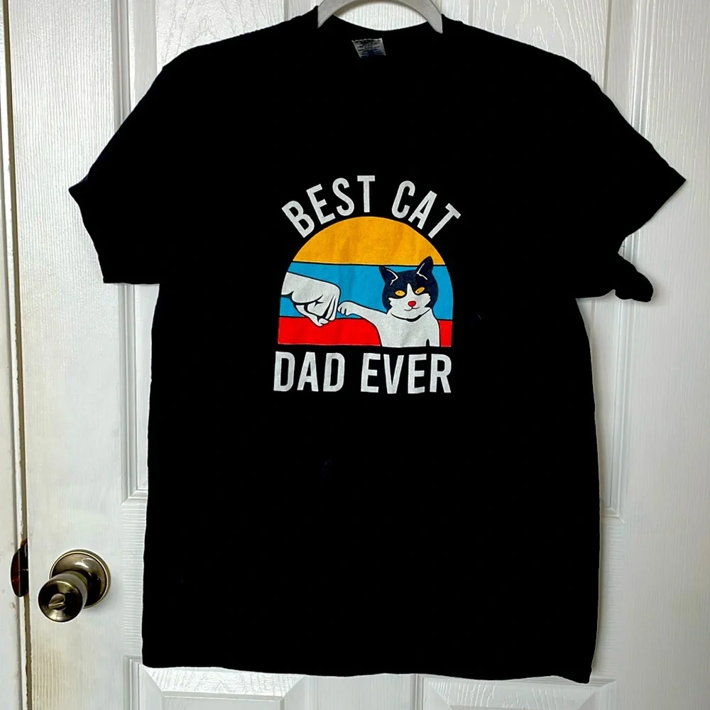 Best Cat Dad Ever shirt - Picture 1 of 1